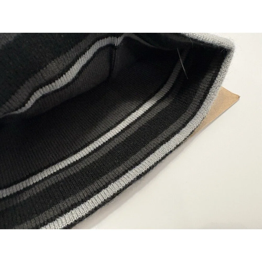 Men’s MERRELL Gray Black Beanie Hat OS Brand New